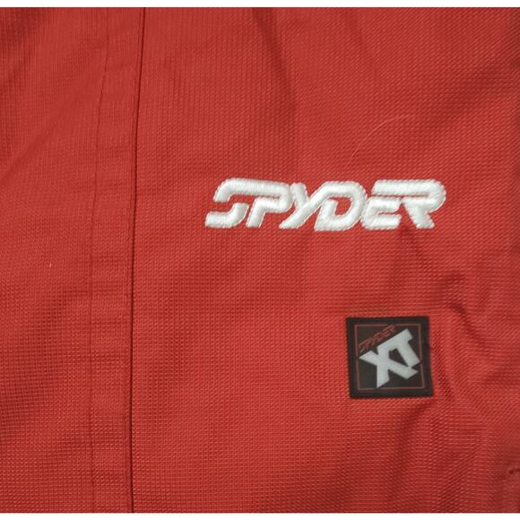 Spyder Thinsulate Insulation Snow Pants Bibs Red sz XL Ski Overalls 38x33 - Picture 7 of 14